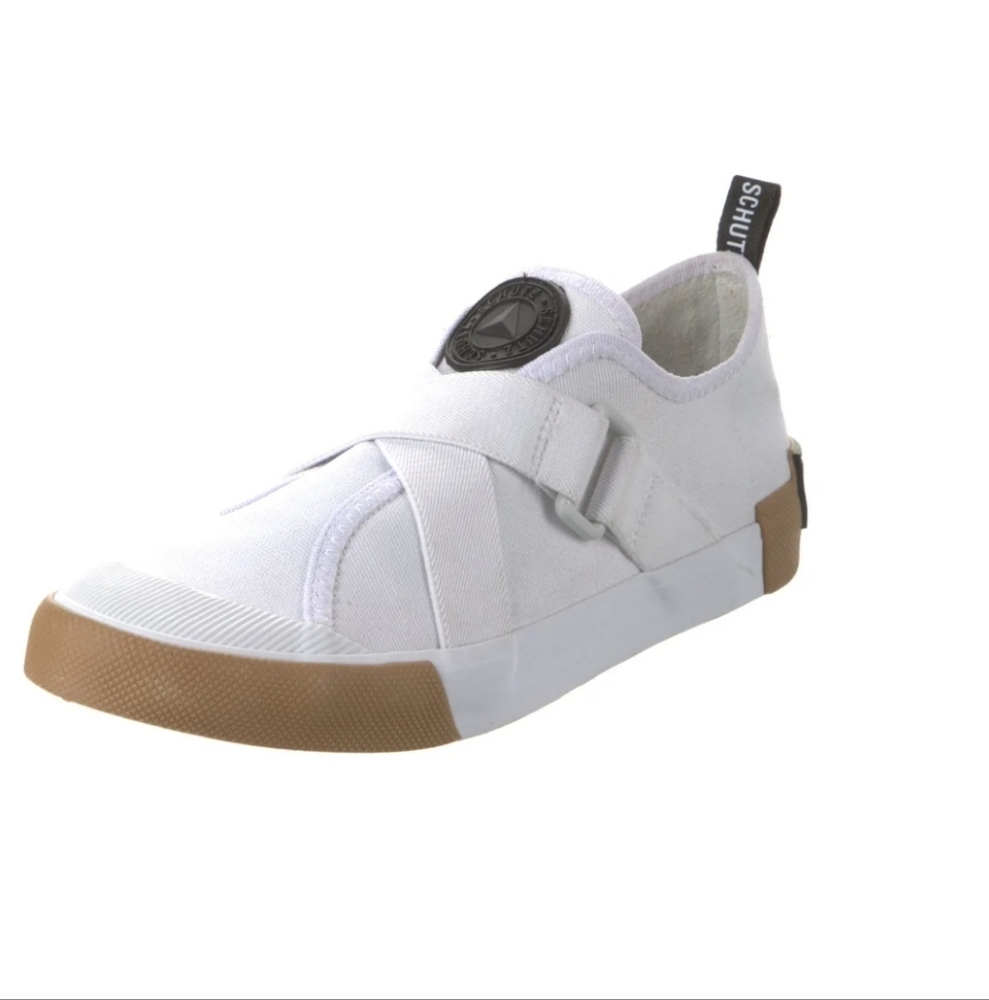 SCHUTZ Women's White Slip-On Sneakers